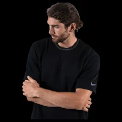 Nike Dry Top Ss Hoopxfly Black/Anthracite Svart Discount