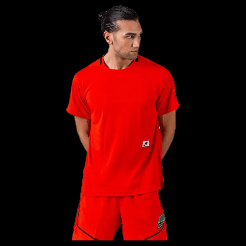 Clearance Nike Dry Top SS NSP Green/Red Röd