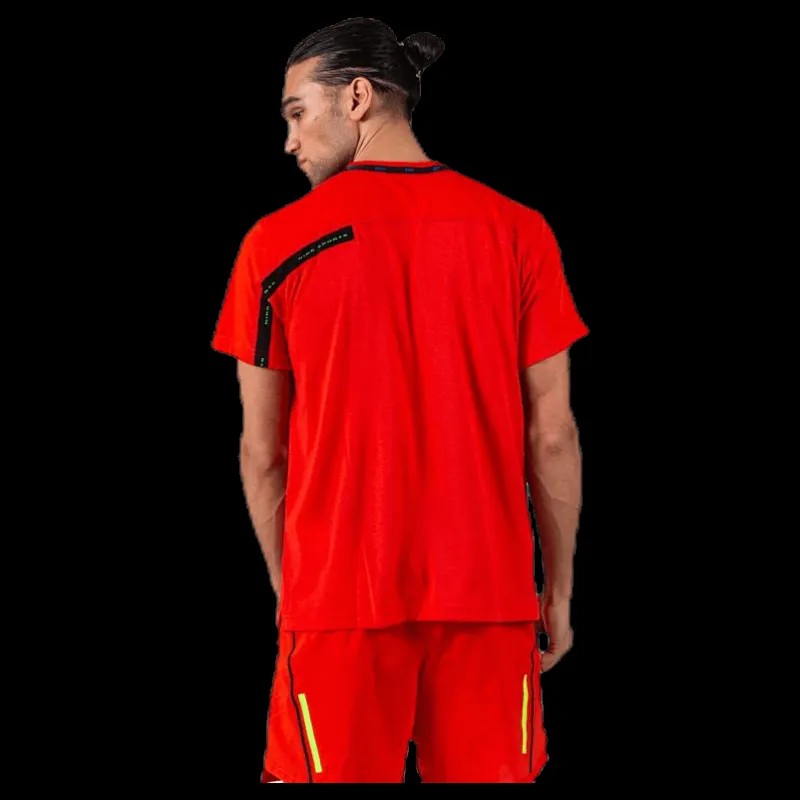 Clearance Nike Dry Top SS NSP Green/Red Röd