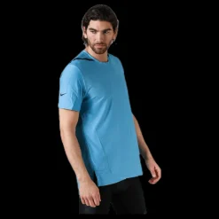 Best Nike Dry Top SS Tech Pack Blue Blå