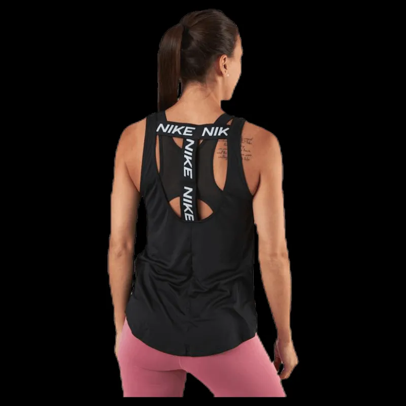 Nike Dry Victory Elastika Tank White/Black Svart