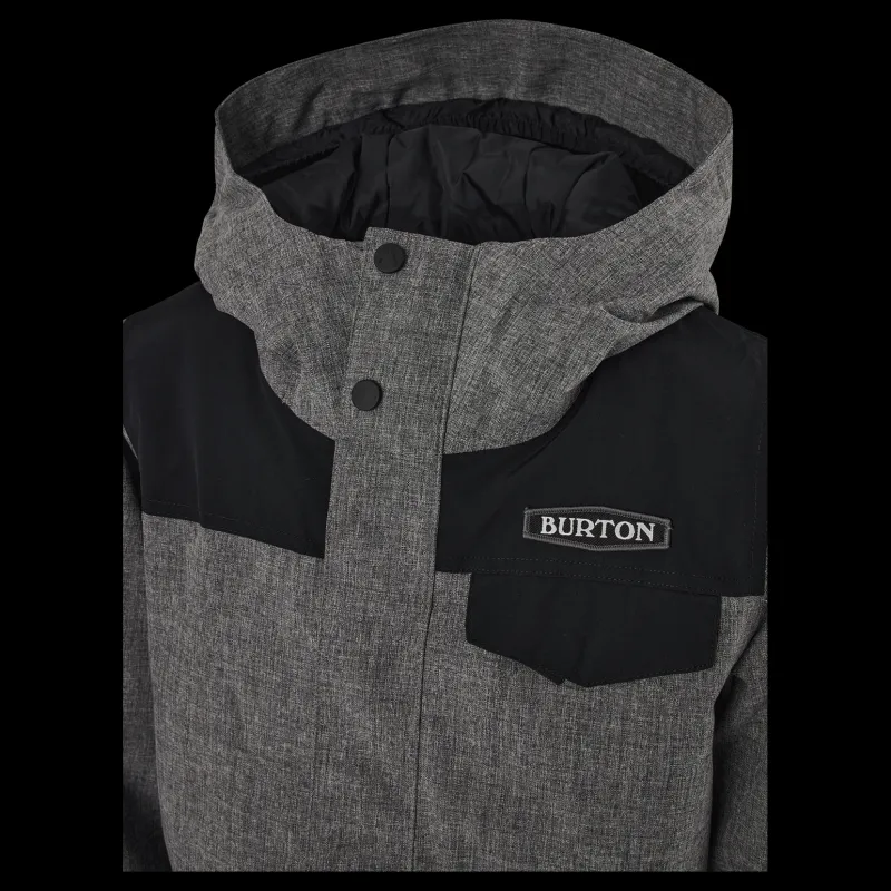 Clearance Burton Dugout Jacket - Boys' Grey Grå