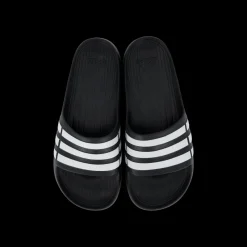 New adidas Duramo Slides Core Black / White / Core Black Svart