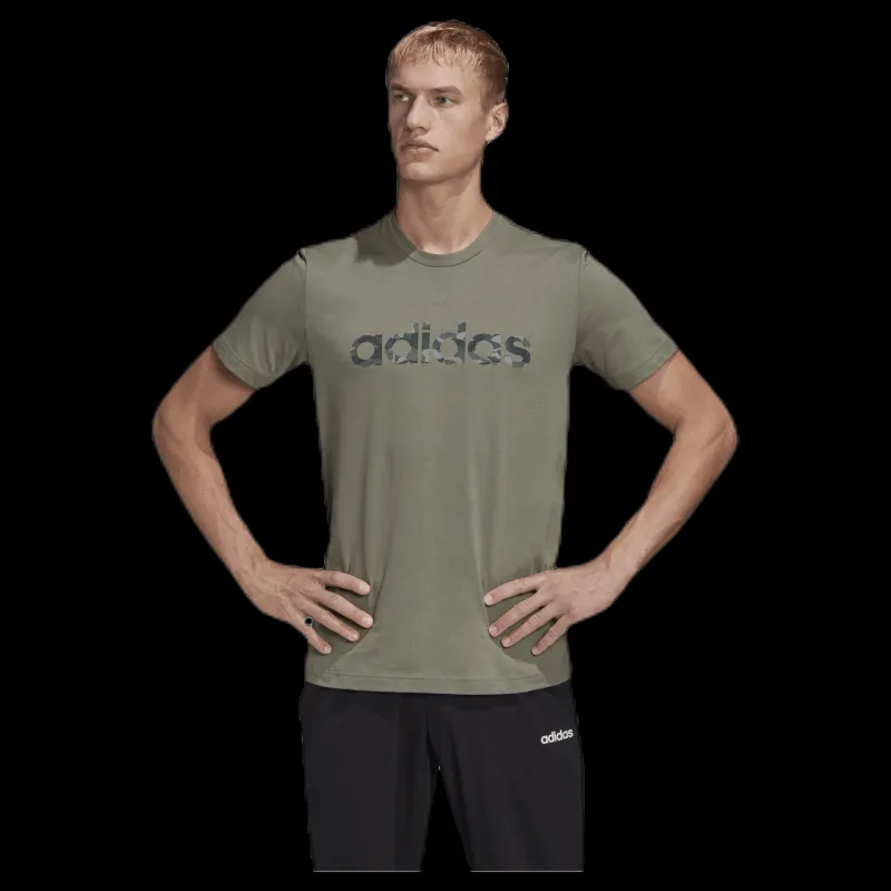 adidas E Camo Lin Tee Grey Grå