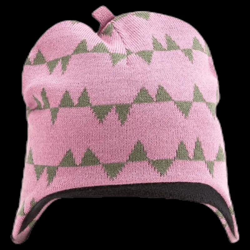 ISBJÖRN Of Sweden Eaglet Knitted Flap Cap Pink Rosa