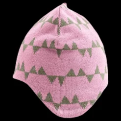 ISBJÖRN Of Sweden Eaglet Knitted Flap Cap Pink Rosa