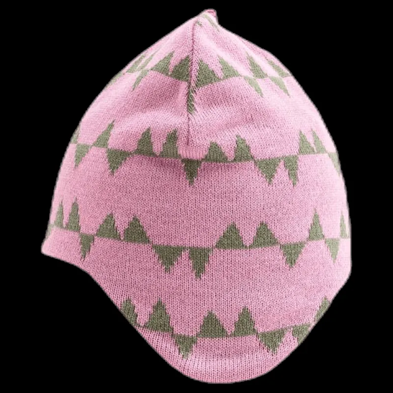ISBJÖRN Of Sweden Eaglet Knitted Flap Cap Pink Rosa