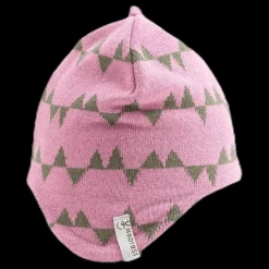 ISBJÖRN Of Sweden Eaglet Knitted Flap Cap Pink Rosa