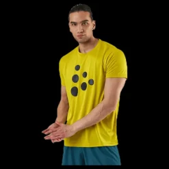 Hot Craft Eaze SS Mesh Tee Black/Green Svart och Grön