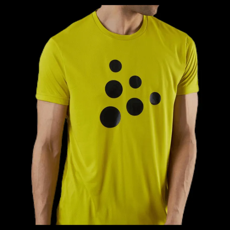 Hot Craft Eaze SS Mesh Tee Black/Green Svart och Grön