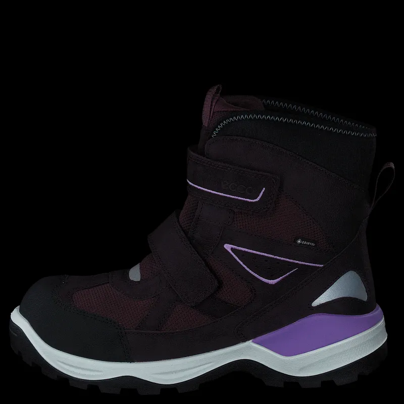 ECCO Snow Mountain Black/fig/fig Svart Clearance