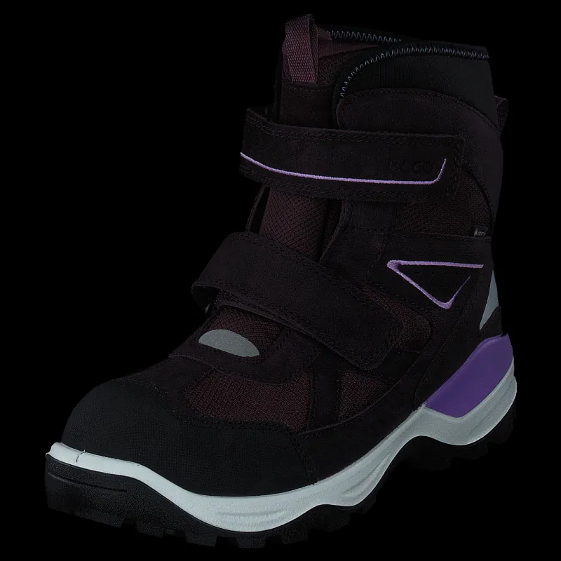 ECCO Snow Mountain Black/fig/fig Svart Clearance