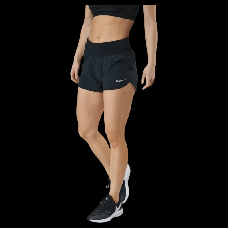 Nike Eclipse 3" Running Shorts Black Svart Sale
