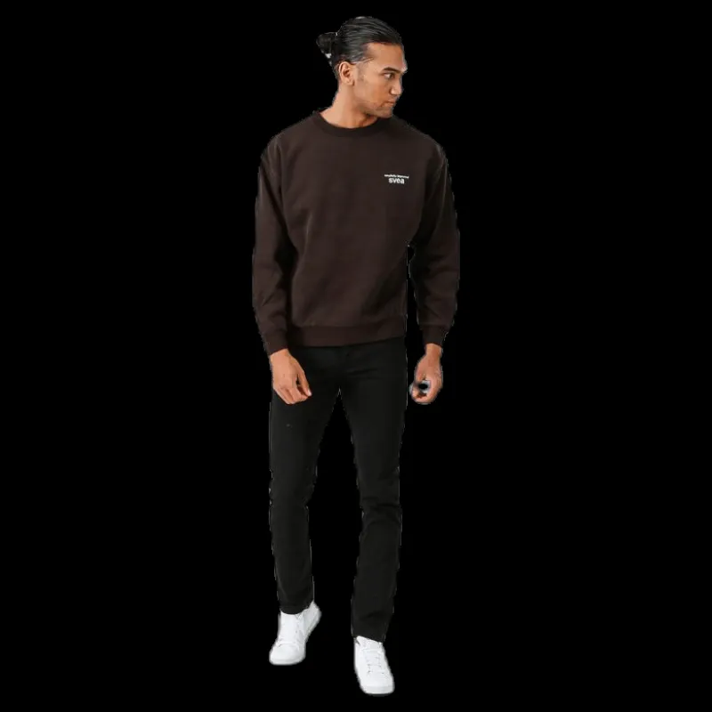 Svea Edwin Sweatshirt Brown Brun Online