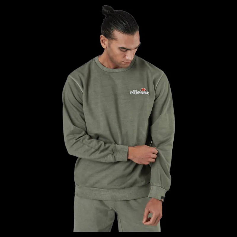 Discount Ellesse El Calendula Sweatshirt Khaki Grön