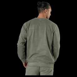 Discount Ellesse El Calendula Sweatshirt Khaki Grön