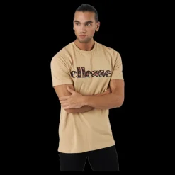 Discount Ellesse El Crater Tee Beige