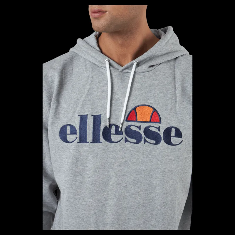 Clearance Ellesse El Ferrer Oh Hoody Grey Marl Grå