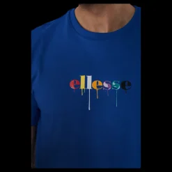 Discount Ellesse El Giorvoa Tee Blue Blå