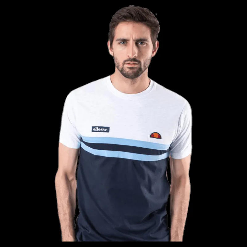 New Ellesse El Venire Tee Blue/White Blå och Vit