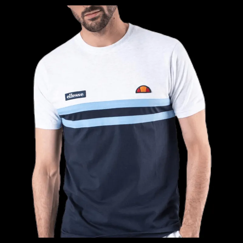 New Ellesse El Venire Tee Blue/White Blå och Vit