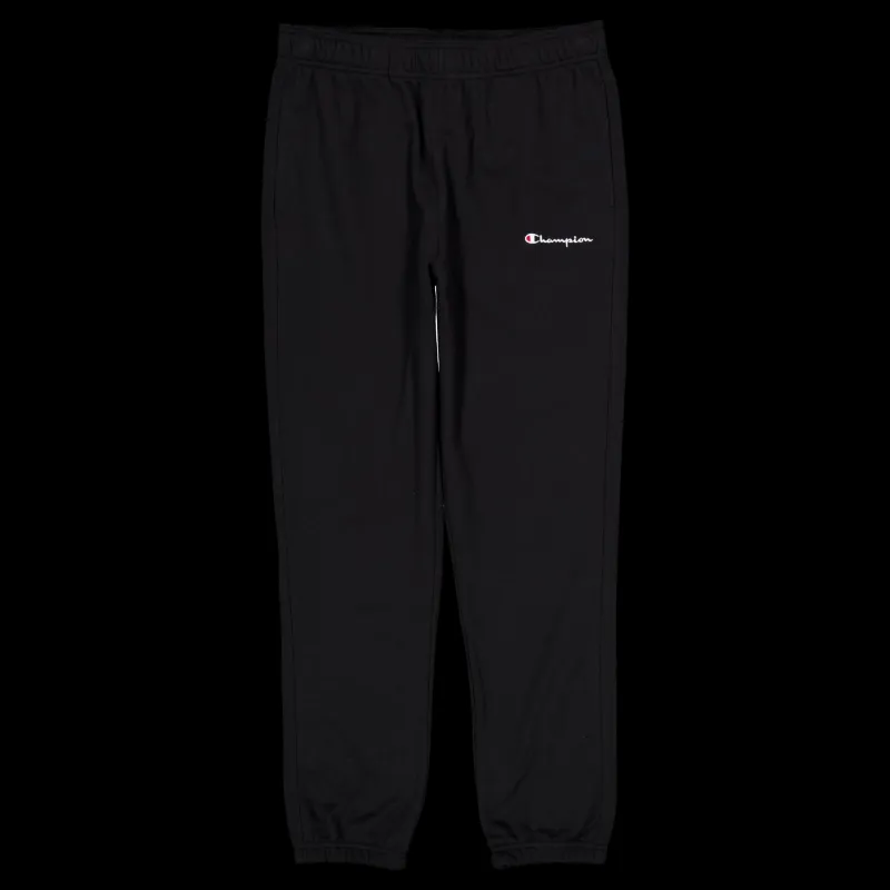 Discount Champion Elastic Cuff Pants Black Beauty Svart