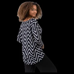 Only Elcos 4/5 Aop Top Black/Grey Svart och Grå Best