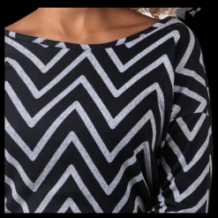 Only Elcos 4/5 Aop Top Black/Grey Svart och Grå Best