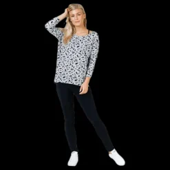 Outlet Only Elcos 4/5 Aop Top Jrs Grey Grå