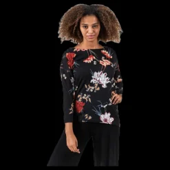 Only Elcos 4/5 Aop Top Patterned/Black Mönstrad och Svart Discount