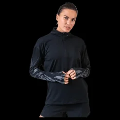 Nike Element Flsh Half-Zip Black/Silver Svart Hot