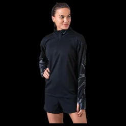 Nike Element Flsh Half-Zip Black/Silver Svart Hot