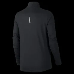Outlet Nike Element Women's 1/2-Zip Running Top BLACK/REFLECTIVE SILV Svart