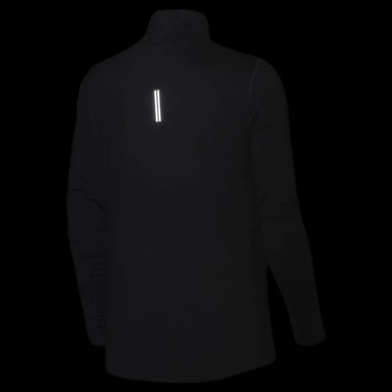 Outlet Nike Element Women's 1/2-Zip Running Top BLACK/REFLECTIVE SILV Svart