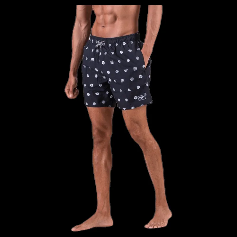 Speedo Elemental Fusion Printed White/Black Vit och Svart New