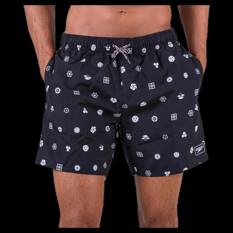 Speedo Elemental Fusion Printed White/Black Vit och Svart New