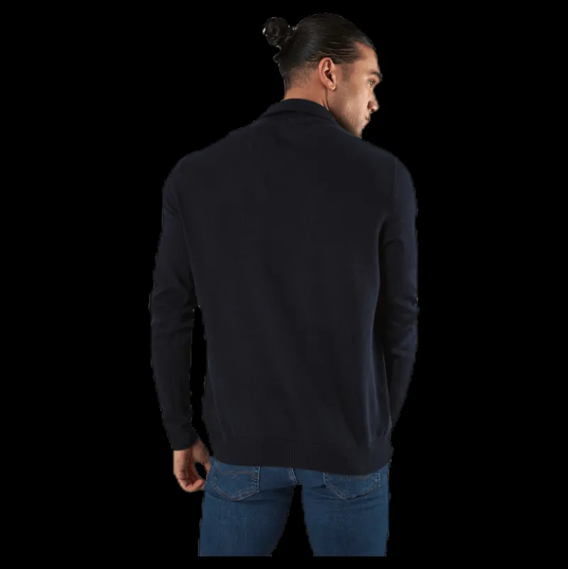 Jack & Jones Eli Knit High Neck Zip White Vit Online