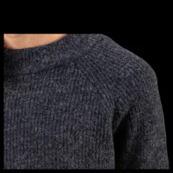 Discount Pieces Ellen Ls O-Neck Knit Grey Grå