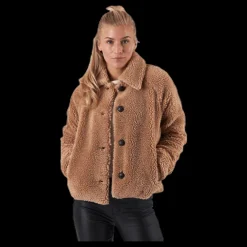Clearance Only Emily Teddy Jacket Otw Beige