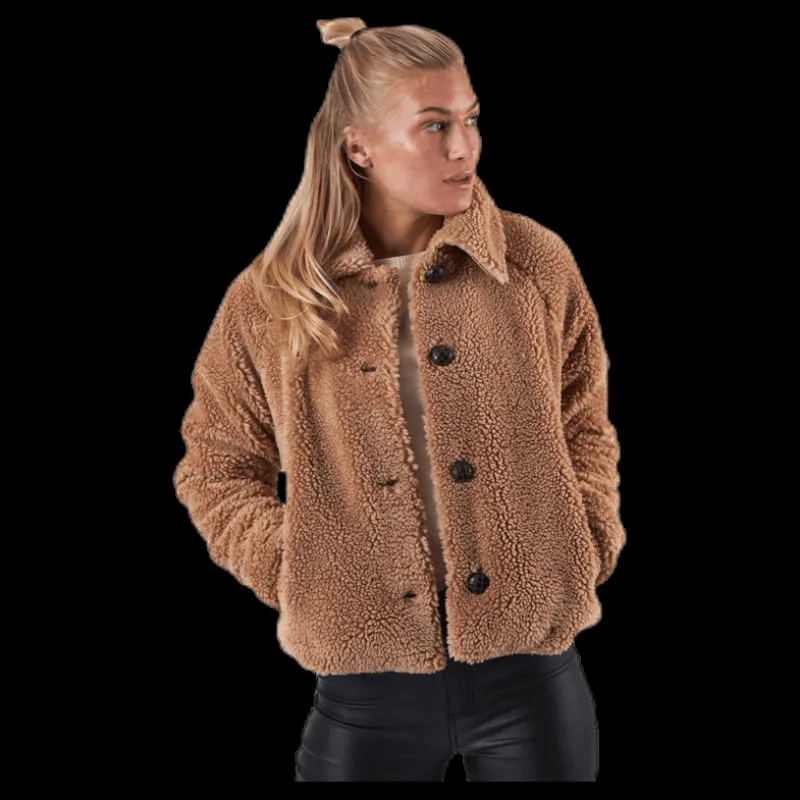 Clearance Only Emily Teddy Jacket Otw Beige