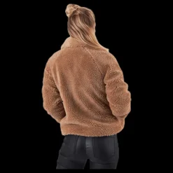 Clearance Only Emily Teddy Jacket Otw Beige