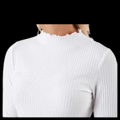 Only Emma L/S High Neck Top Jrs Beige Best