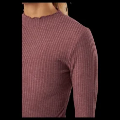 Only Emma L/s High Neck Top Noos Jr Rose Brown Lila Hot