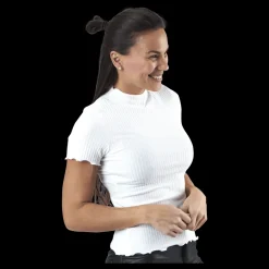 Only Emma S/S Highneck Top Jrs Beige Online