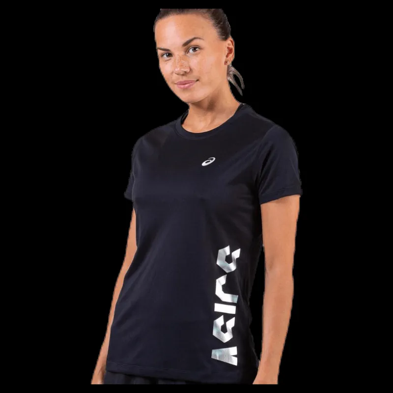 ASICS Empow-Her SS Top Black Svart New
