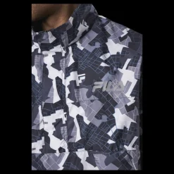 Fila Ender Aop Wind Anorak Grey Grå Sale