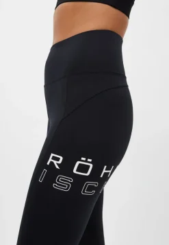 Röhnisch Endorphin Logo Tights Black Svart Discount