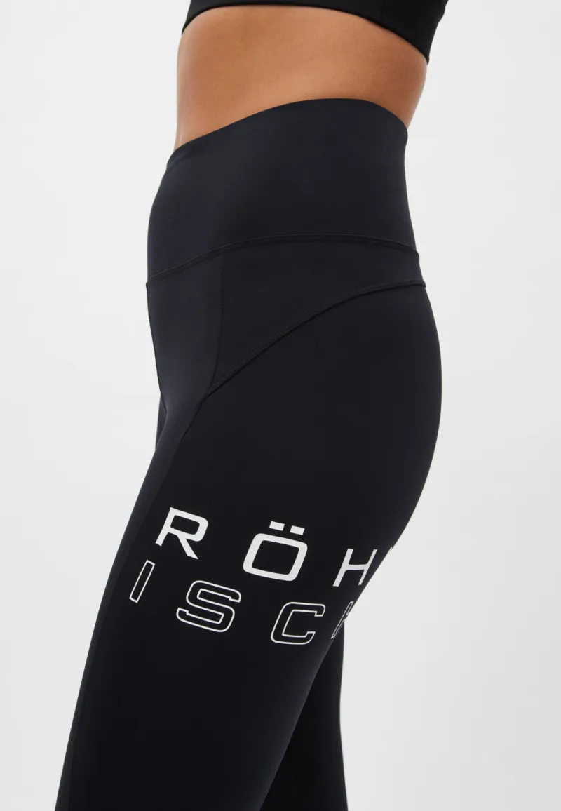 Röhnisch Endorphin Logo Tights Black Svart Discount