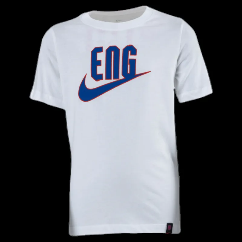 Nike England Tee TR Ground Junior White Vit Clearance