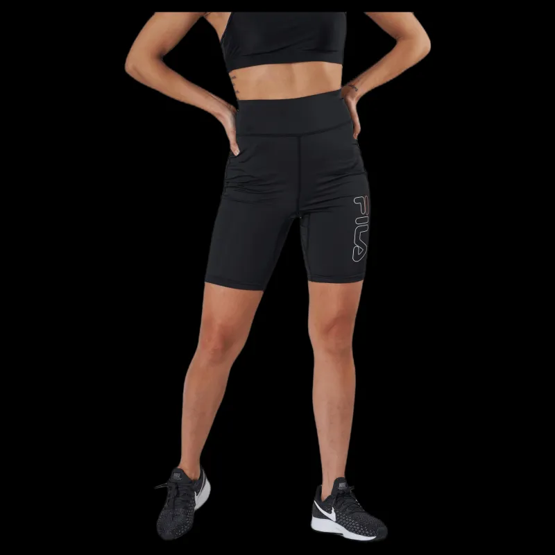 New Fila Eniko Short Tights Black Svart
